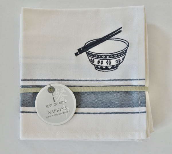 Grey Napkins - Set of 4 pieces