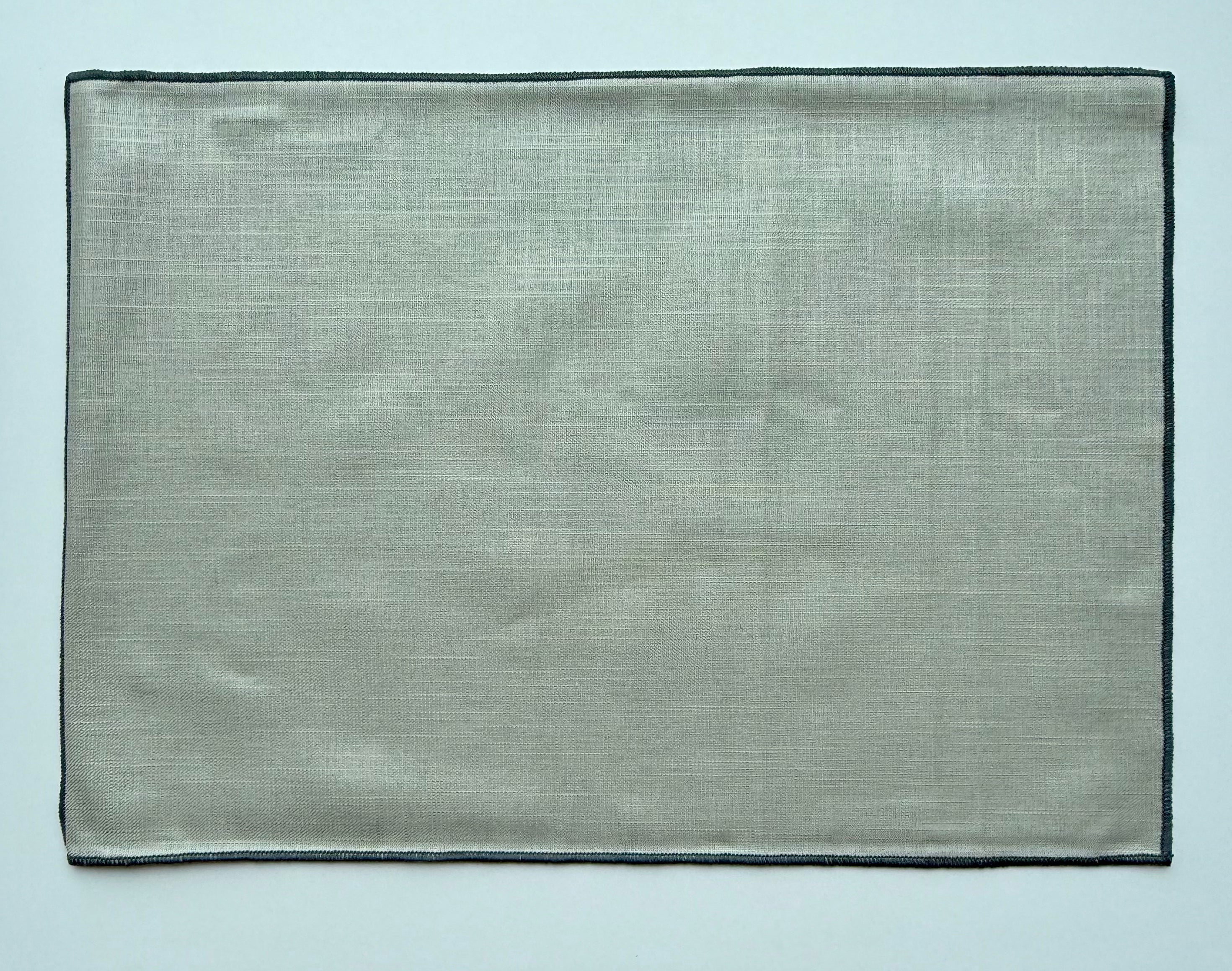 Beige Coated Linen Placemats - Set of 4 pieces