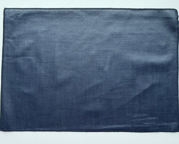 Navy Blue Coated Placemats  - Set of 4 pieces
