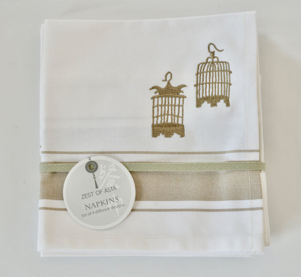 Golden Napkins - Set of 4 pieces