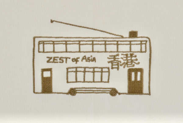 Tea towel with Golden Tram